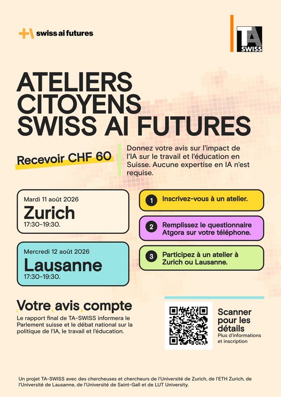 Ateliers citoyens Swiss AI Futures