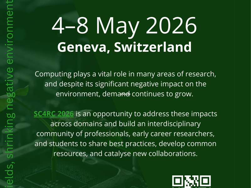 SC4RC 2026: Sustainability Conference for Responsible Research Computing