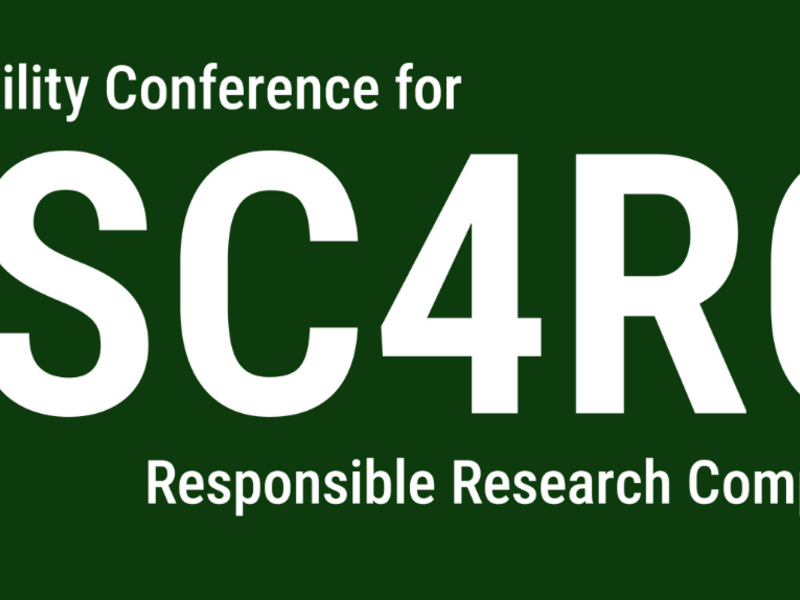 SC4RC 2026: Sustainability Conference for Responsible Research Computing