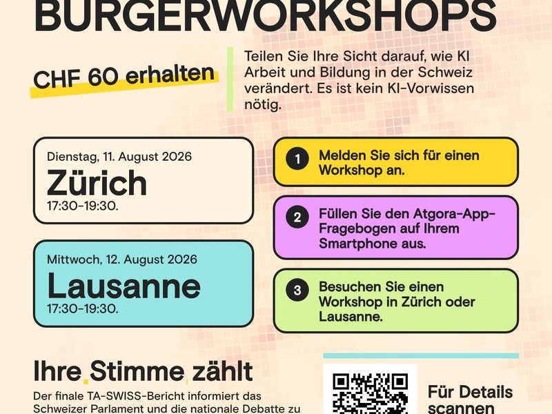 Swiss AI Futures Bürgerworkshops