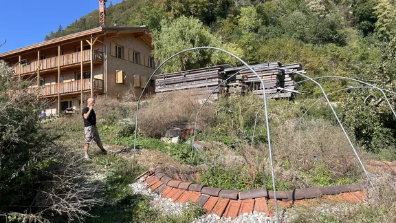 Führung Wasser-Kreislaufanlage Chuderboden