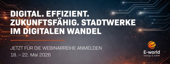 Stadtwerkedigitalisierung:Webinarreihe in der E-world Community